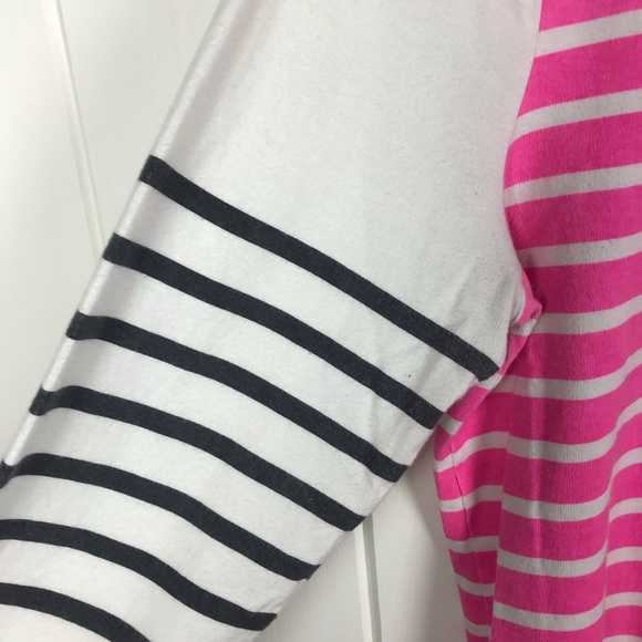 J. Crew Pink and White Striped Top - Picture 5 of 10
